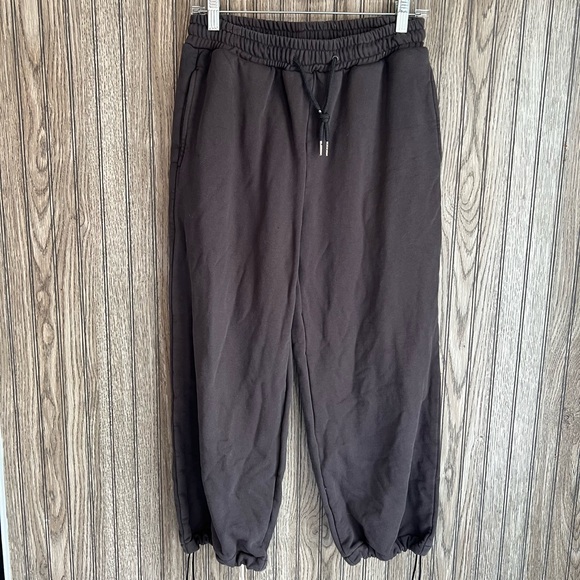 RealTakai Grey Gray Black Sweatpants Joggers Pants Track Bottoms - Picture 1 of 4